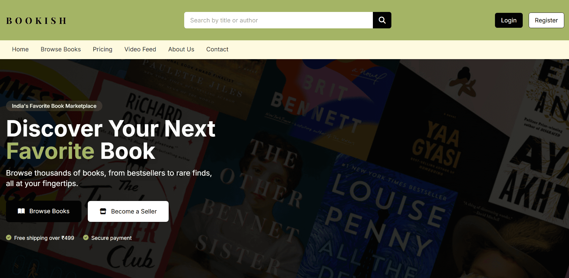 Bookish – E‑Commerce Book Platform